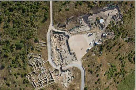Fig. 2 – Aerial view of the agora of Segesta.