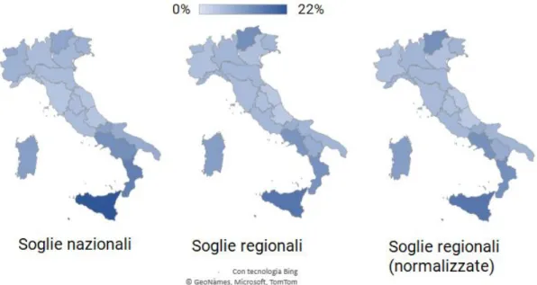 Figura 1.4.1 - Indice LIHC-PNIEC percentuale di famiglie in PE. Anno 2018 