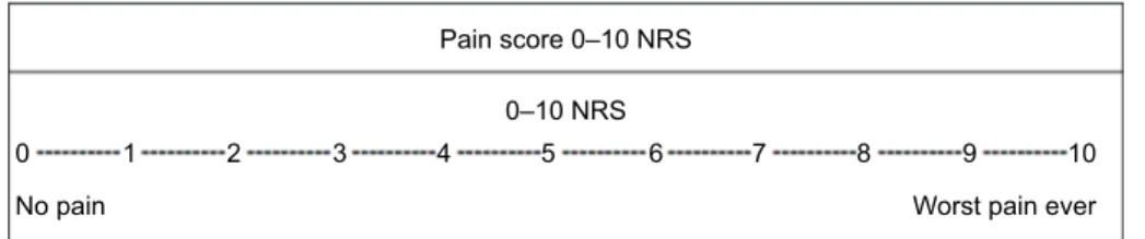 Figure 1 The Numerical Rating Scale (NRS).