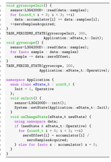 Figure 5: Demo: mode changes