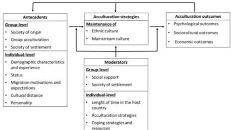 Fig. 1 – Process model of acculturation 