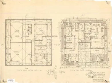 Figure 7: kindergarten, map. “Associazione Archivio Storico Olivetti” (Ivrea, Italy) vi