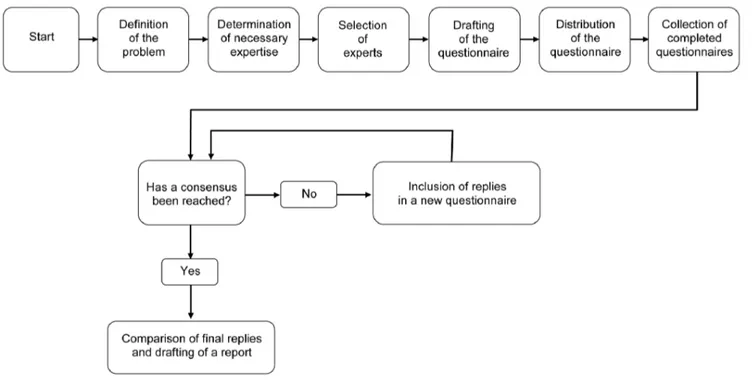 Figure 2. Phases of the Delphi method.