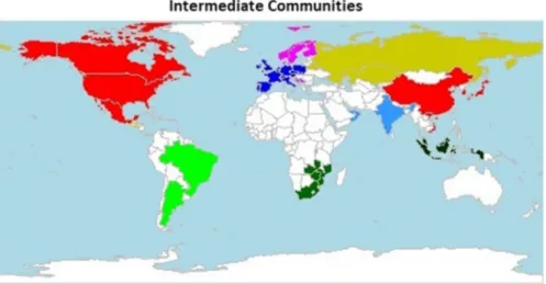 Fig. 8 Intermediate connected community structure— ξ h = 1.37