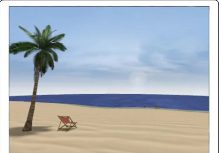 Figure 5 Virtual reality relaxing scenario screenshot.
