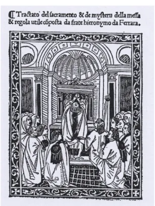 Figure 8 – Girolamo Savonarola, Tractato del sacramento &amp; de’ mysterii della messa, s.n.t