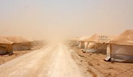 Foto 2: Campo di  Zaatari nel 