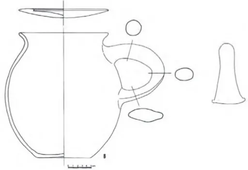 Fig. 11. Urna di tradizione nuragica e piatto fenicio dal tofet di Sulky (da B ARTOLONI  1985b)