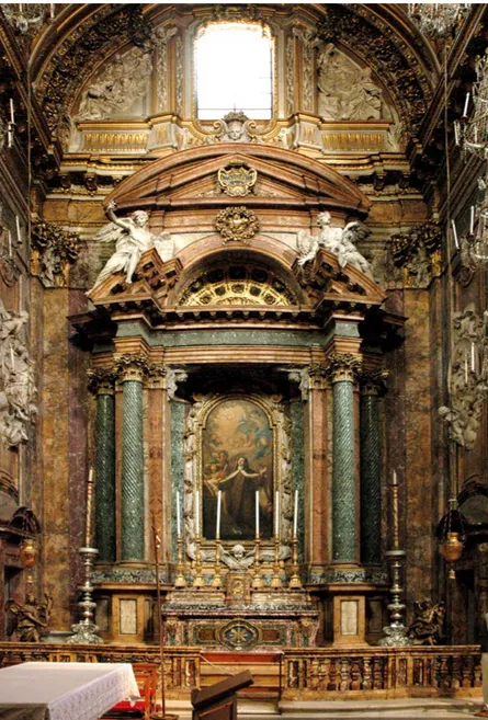 Figure 1. Rome. Church of Santa  Maria della Scala, Chapel of Santa  Teresa by Giovanni Paolo Panini  (photo D.R