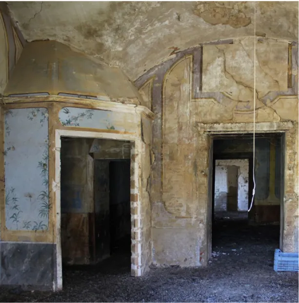 Figura 6. Craco (Matera). Interno di palazzo Carbone-Rigirone (foto A. Lancellotti, 2016).