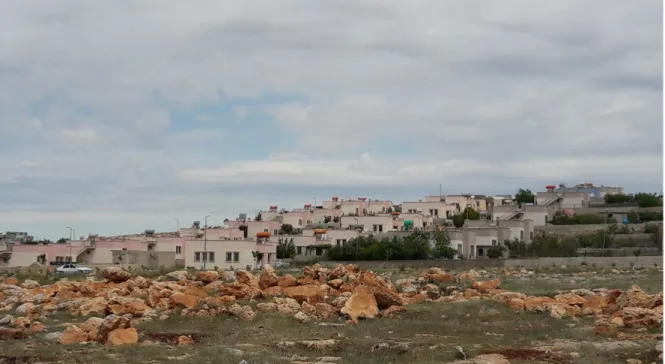 Figure 7. Houses in new center of Halfeti (photo A. Özmen, 2018).