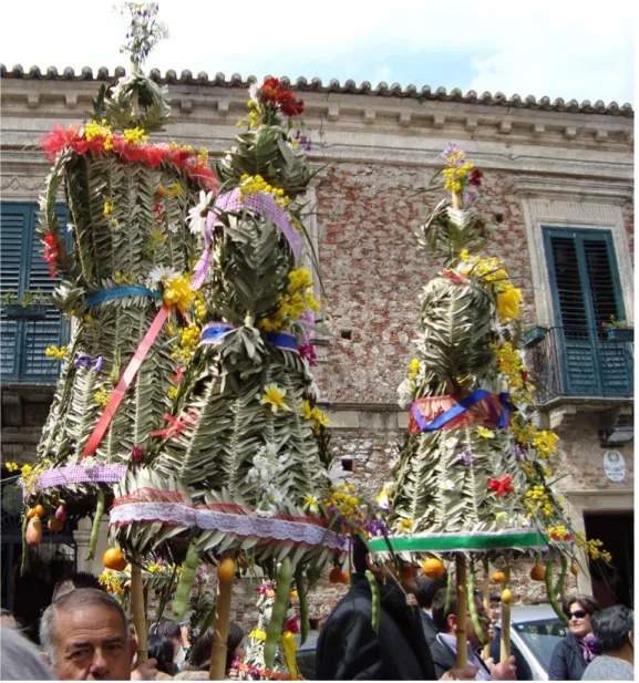 Figura 5. Bova, processione della Domenica delle Palme (foto P. Faenza, 2012).