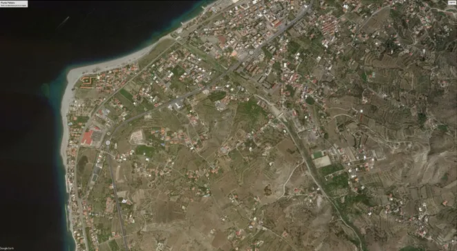 Figura 4. L’area di Punta Pellaro, Reggio Calabria (Google Hearth, Image 2020 Terrametrics).