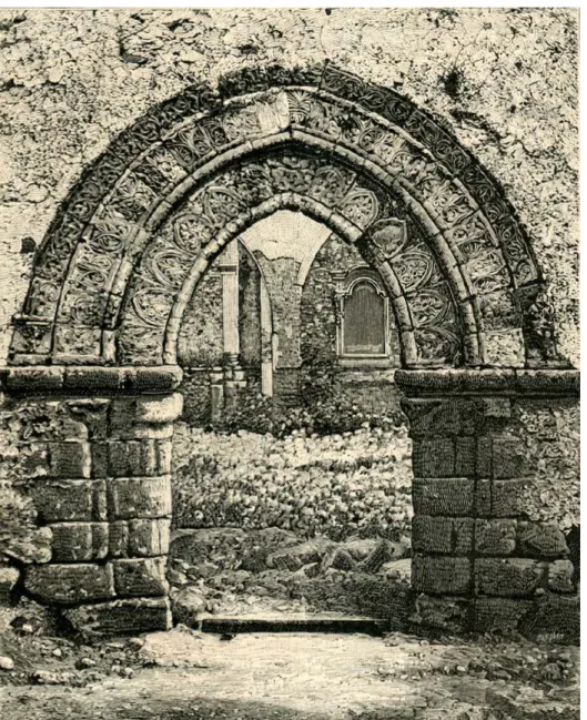 Figura 11. Bivona,  Chiesa Madre, portale  (da Chiesi 1892,  p. 108).
