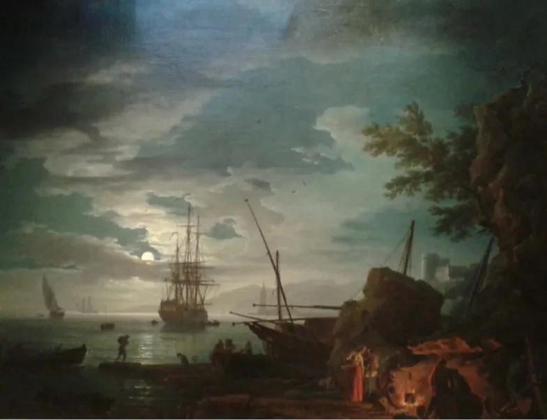 Figura 4. Claude-Joseph Vernet, Paesaggio, olio su  tela (Bologna-Paris, Collezione privata, M