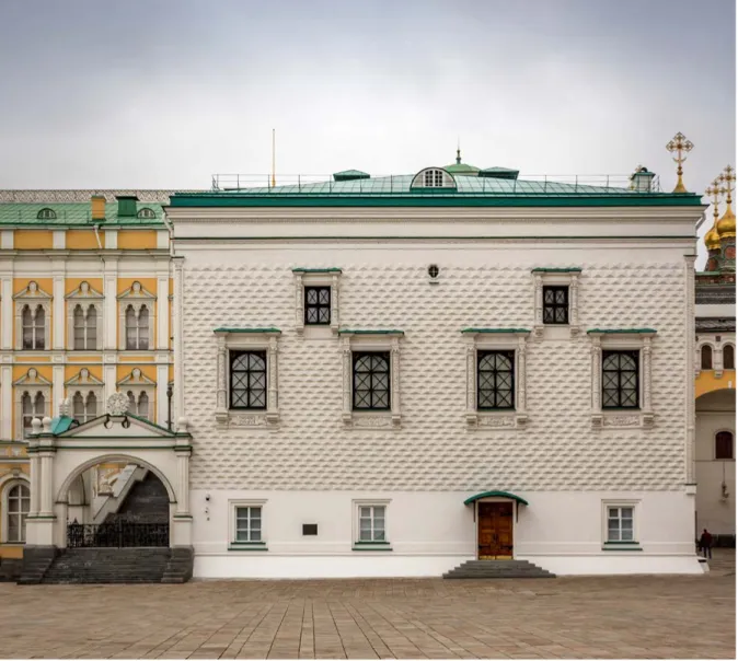Figura 6. Mosca, Cremlino, palazzo delle Faccette, esterno (foto A. Yakovlev).
