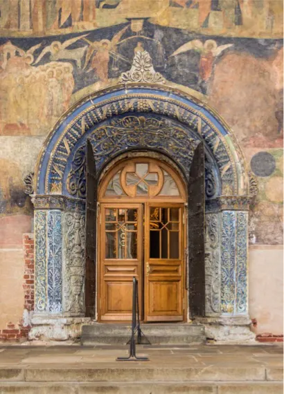 Figura 2. Mosca, Cremlino, cattedrale dell’Annunciazione, portale maggiore  (foto A. Yakovlev).