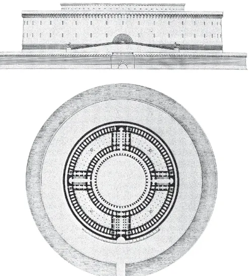 Figura 11. Bellet, progetto  per prigione, 1792 (da  Johnston 2000, p. 84).