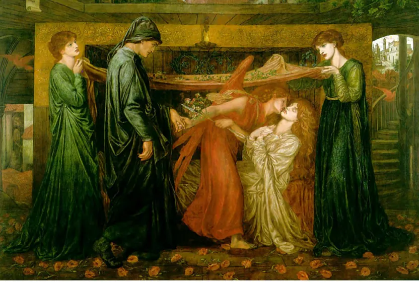 Figura 7. Dante Gabriel Rossetti, Sogno di Dante, olio su tela, 1871 ca., Walker Art Gallery, Liverpool Nella pagina precedente, figura 6