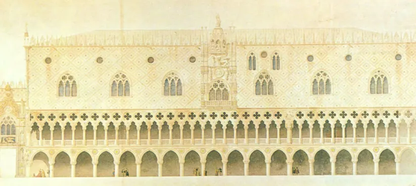 Figura 2. Venezia, Palazzo Ducale (da Le voyage d’Italie 1980, p. 231).