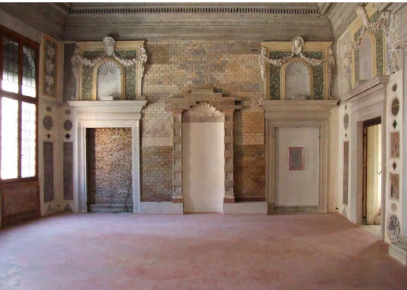 Figura 15. Veduta di una sala del palazzo Grimani a Venezia dopo i restauri (foto C. Menichelli).