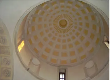 Figura 12. La cupola a lacunari della chiesa di  San Michele a Vibo Valentia.