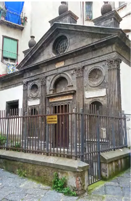 Figura 5. La cappella di Santa Maria della  Stella alle Paparelle a Napoli (Giovan  Francesco Donadio, detto il Mormando,  1519) (foto B
