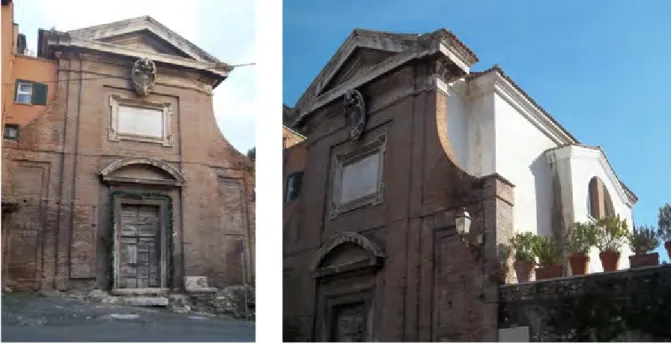 Figure 1-2. Chiesa di San Nicola, facciata e vista d'angolo (foto M. Pistolesi). 