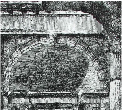 Figure 3-4. Giacomo Quarenghi, Rovina nel Parco di A.A. Bezborodko, incisione (da Fabbriche 1821, tav