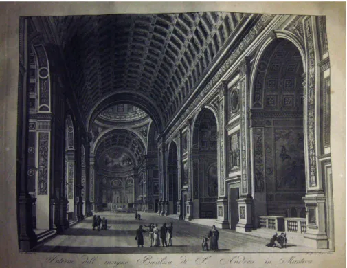 Figure  .  Basilica  di  Sant’Andrea,  plan  by arch. Guido Galvani,  (copyright 