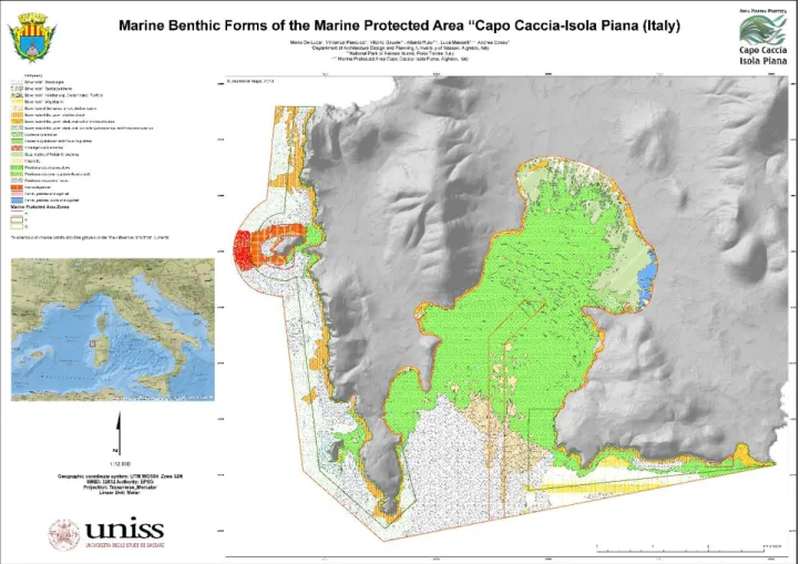 Figura 14 – Carta Biocenotica Area Marina Protetta Capo Caccia-Isola Piana 