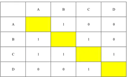 Figura 7 Matrice di adicenza. 