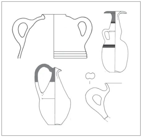 Fig. 20. Forme ceramiche dalla  tomba 248 