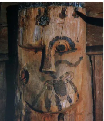 Fig. 11 – Maschera situata nella stavkirke di Hegge 