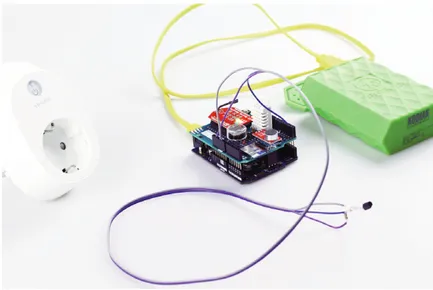 Fig. 11 | Arduino Zero with Wireless SD Proto Shield and sensors. 