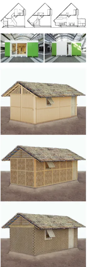 Fig. 8 - New Temporary House (NTH) di Shigeru Ban (credit: in www.shigerubanarchitects.com/works.html).
