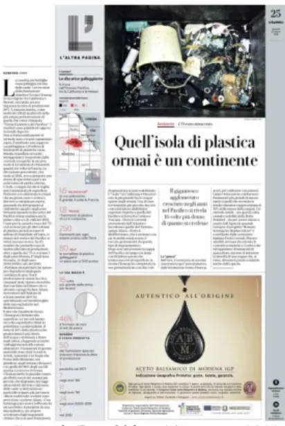 Fig 1. la Repubblica, 23 marzo 2018 