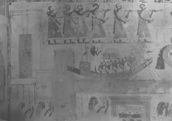 Figure 4 - TT 31, Khonsu and Thutmose III festival. © Biblioteca e Archivi di Egittologia,  Università degli Studi di Milano, inv
