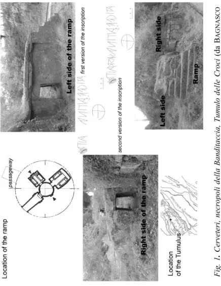 Fig. 1. Cerveteri, necropoli della Banditaccia, Tumulo delle Croci (da BAGNASCO GIANNI 2019)