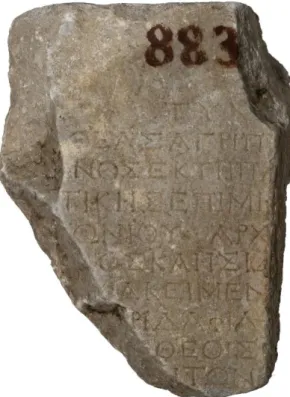 Fig. 1. Décret de Tomis en l’honneur d’un prêtre de Sarapis et d’Isis (ISM  II  37). 