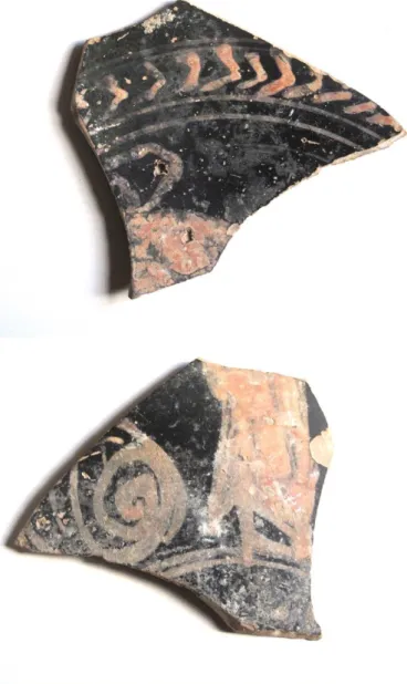 Fig. 11. Ceramica sovradipinta. ED B 2627/3 (fronte e retro). 