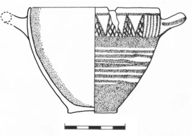 Fig. 2 - Veio, UT 27. Kotyle italo-geometrica. 