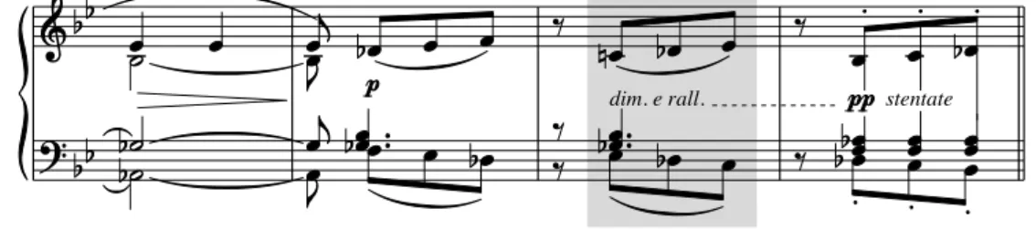 Fig. 4: confronto fra Turandot, Atto II, da 47 e La fanciulla del west, Atto  III, da 41 