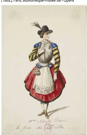 Fig. 2 Anon., M.me Nautié Didier, costume per La force du Destin,