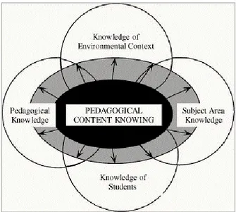 Figura 2. Modello per lo sviluppo del PCKg come framework per la formazione degli insegnanti