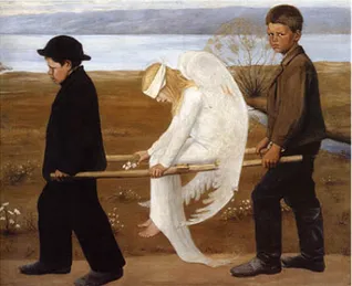 Figura 10 - Hugo Simberg, L’angelo ferito, 1903.