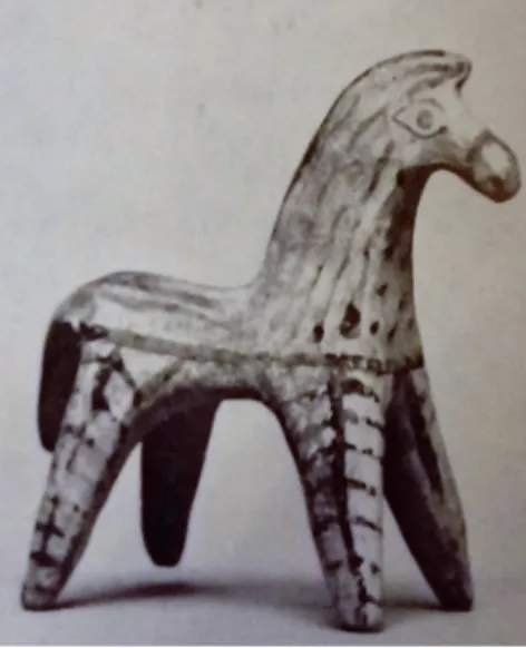 Fig.  7.  Cavallino  proveniente  dalla  Beozia (H IGGINS  1967, fig. 772). 