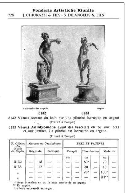 Fig. 5. Le antichità di Ercolano esposte nel 1771, cfr.  B AIARDI  - 