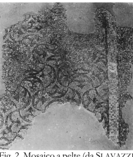 Fig. 2. Mosaico a pelte (da S LAVAZZI