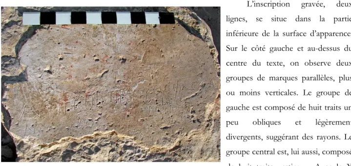 Fig. 14. EA 141, détail de l’inscription grecque.